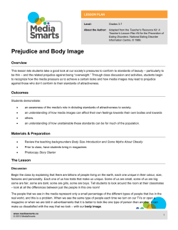 Prejudice and Body Image