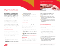Wage Garnishments