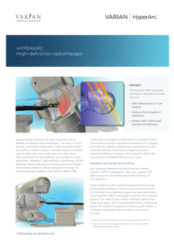 HYPERARC High-definition radiotherapy