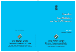 Manual on Force Multipliers