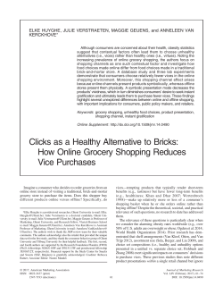 How Online Grocery Shopping Reduces Vice Purchases