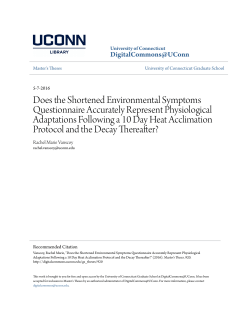 Does the Shortened Environmental Symptoms Questionnaire