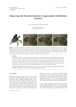 Improving the Parameterization of Approximate Subdivision Surfaces