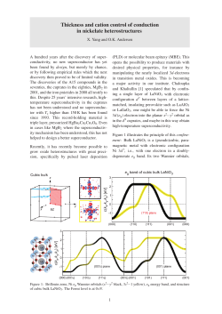 Thickness and cation control of conduction in nickelate