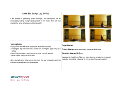 Level Six: Straight Leg Sit Ups