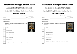Categories and Entry Form