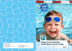 Magnet and Windsor Swimming Lesson Guide