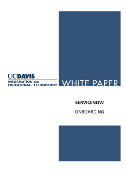 servicenow onboarding - IT Service Catalog