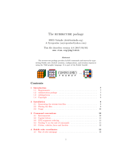 [1]TitleTitleThe rubikcube package