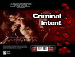 Vampire the Requiem - SAS - Criminal Intent