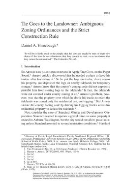 Ambiguous Zoning - PLF Liberty Blog