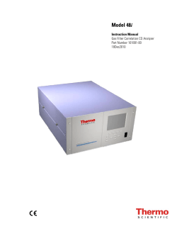 Model 48i - User Manual - Thermo Fisher Scientific