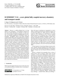 a new global fully coupled mercury