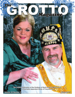 Magazine - the Grottoes of North America