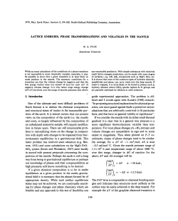 LATTICE ENERGIES, PHASE