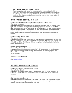 Directions to KVAC Events
