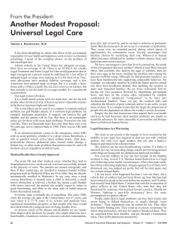 Another Modest Proposal: Universal Legal Care