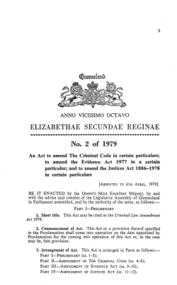 Criminal Law Amendment Act 1979