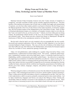 China, Technology and the Future of Maritime Power - Asia