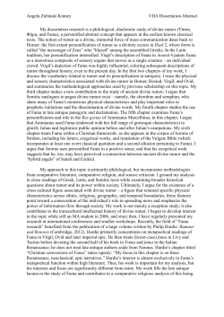 Angela Zielinski Kinney VDA Dissertation Abstract My dissertation