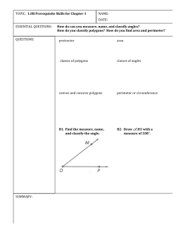 Geometry Section 1.0 B note sheet