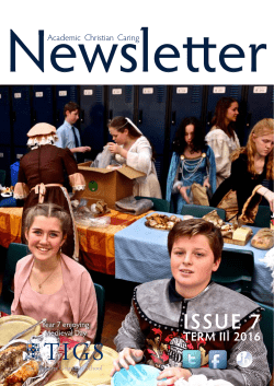 Newsletter Issue 7 Term III 2016