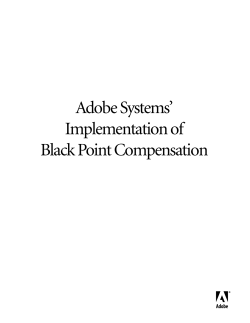 Adobe Systems` Implementation of Black Point Compensation