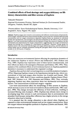 Combined effects of food shortage and oxygen