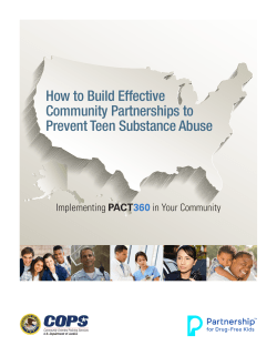 How to Build Effective Community Partnerships to Prevent Teen