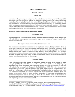 Spontaneous Heating - University of Idaho Extension