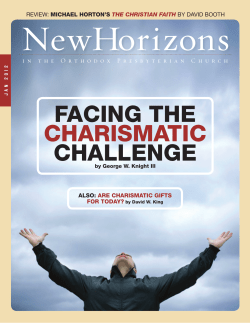 FACING THE CHARISMATIC CHALLENGE