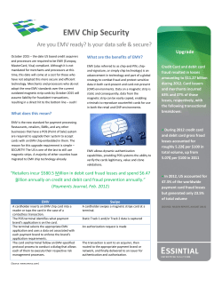 EMV Chip Security - Essintial Enterprise Solutions