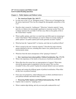 AP* US Government and Politics/Arnold Unit II Guided