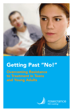 Getting Past &ldquo;No!&rdquo; - Rosecrance Health Network