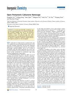 Open Pentameric Calixarene Nanocage
