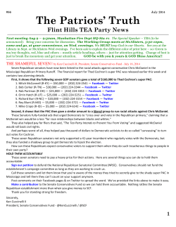 The Patriots` Truth - Flint Hills TEA Party