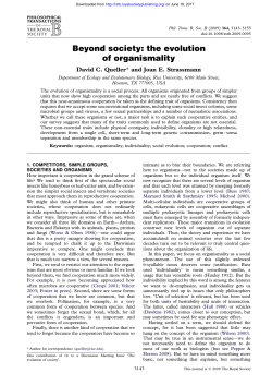 Here - Philosophical Transactions of the Royal Society B