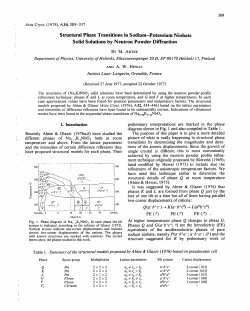 1978 Structural Phase Transitions in Sodium
