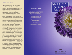 Abnormal Pap Smear Results?