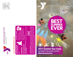 2017 Summer Day Camp