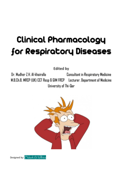 Clinical Pharmacology for Respiratory Diseases