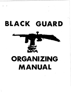 black guard organizing manual