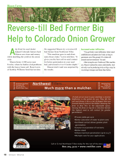 Reverse-till Bed Former Big Help to Colorado