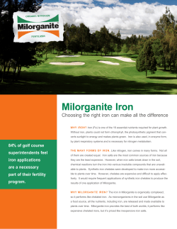 Milorganite Iron