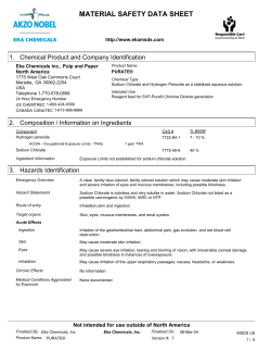 material safety data sheet