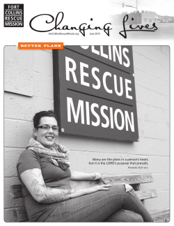 Stepping Up - Fort Collins Rescue Mission