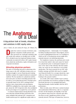 The Anatomy of a Deal