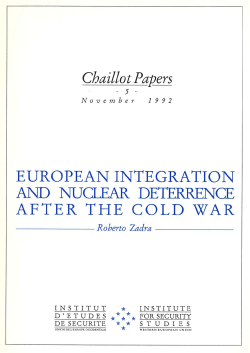 the evolving concept of extended deterrence and the