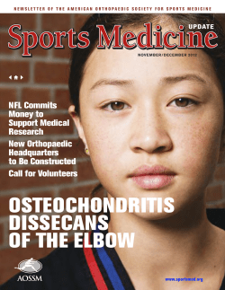 osteochondritis dissecans of the elbow