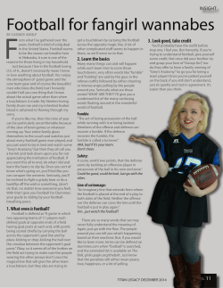 Football for fangirl wannabes